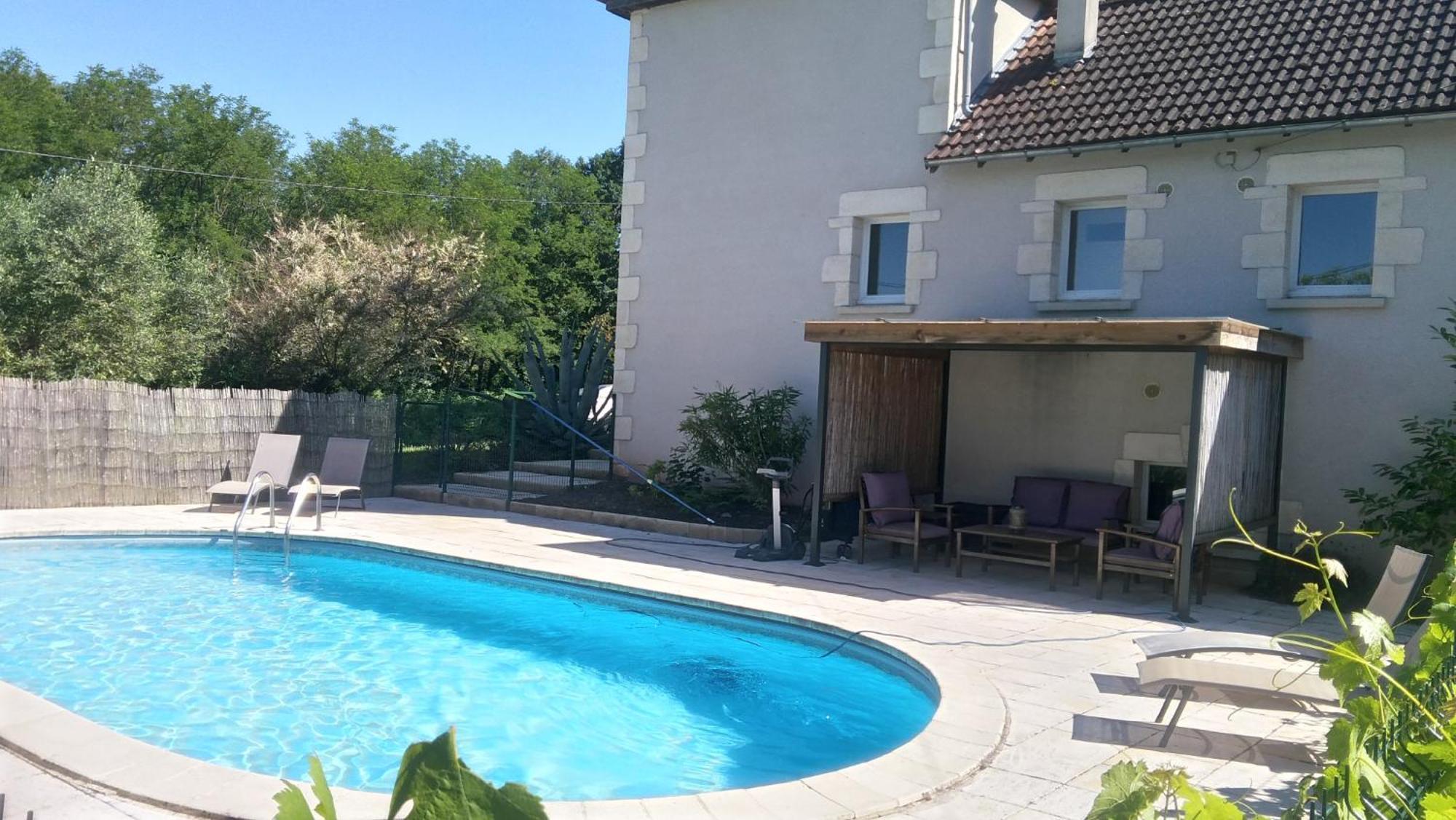 VILLA CLIMATISEE AVEC PISCINE PRIVEE à L'OREE DU PERIGORD Brignac-la-Plaine Phòng bức ảnh